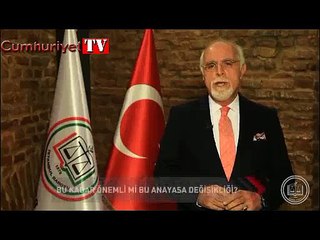 "Bu kadar önemli mi bu anayasa değişikliği"
