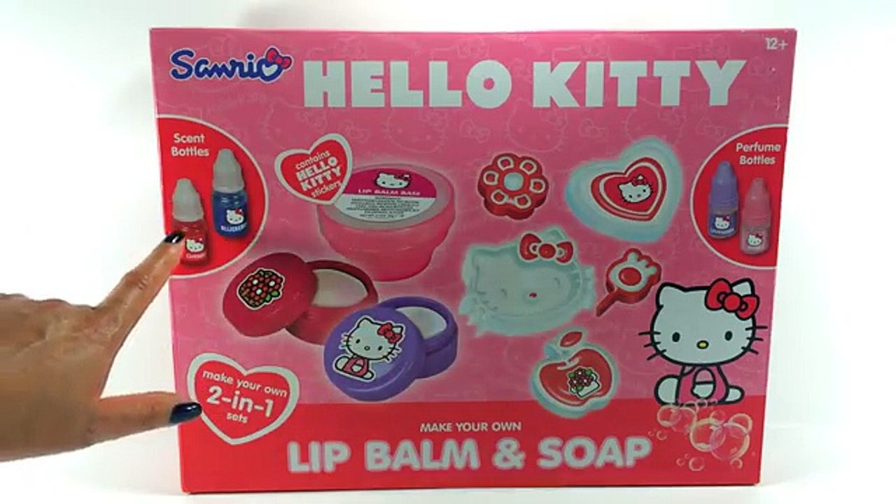Привет Китти блеск для губ Сделай сам создать свой собственный бальзам для губ и мыло