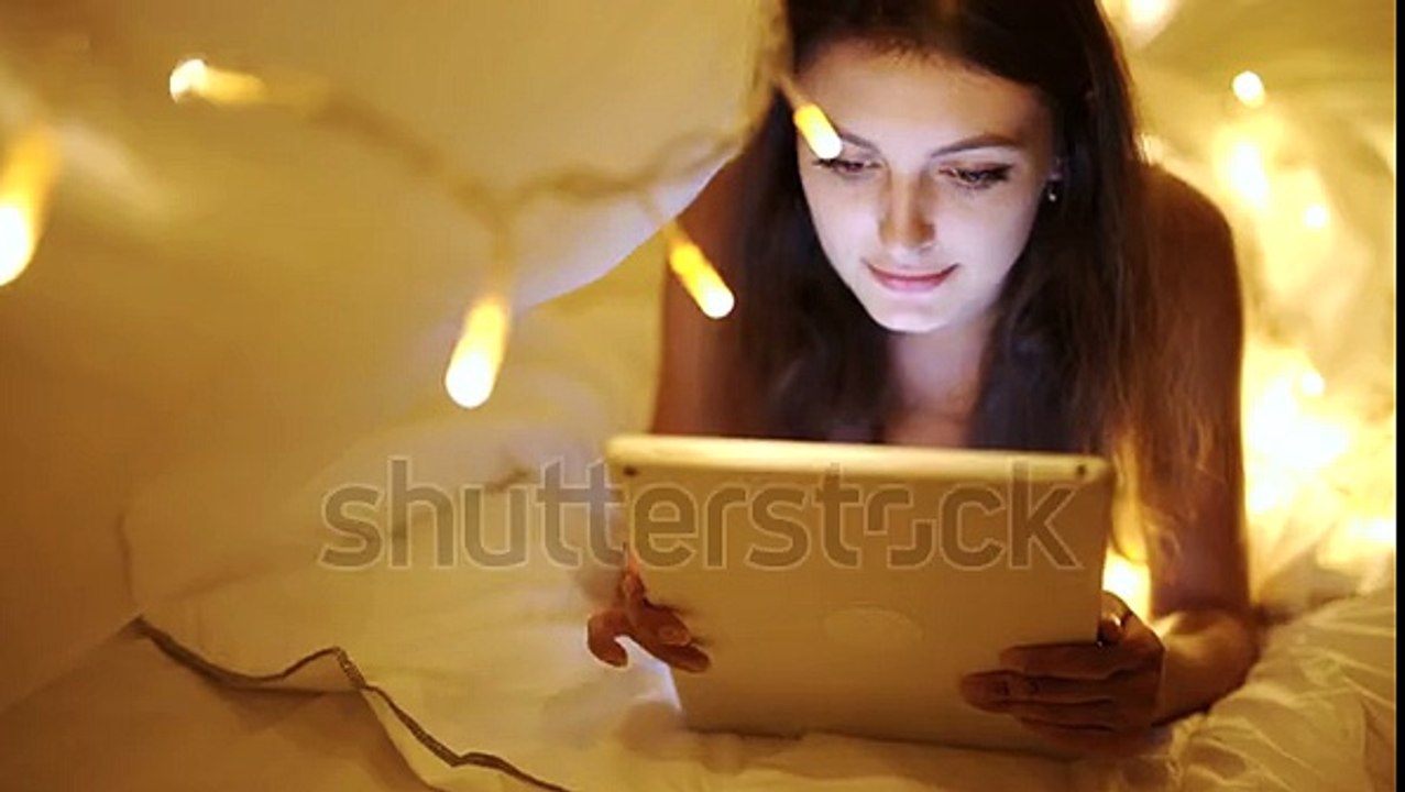 Girl on lap top