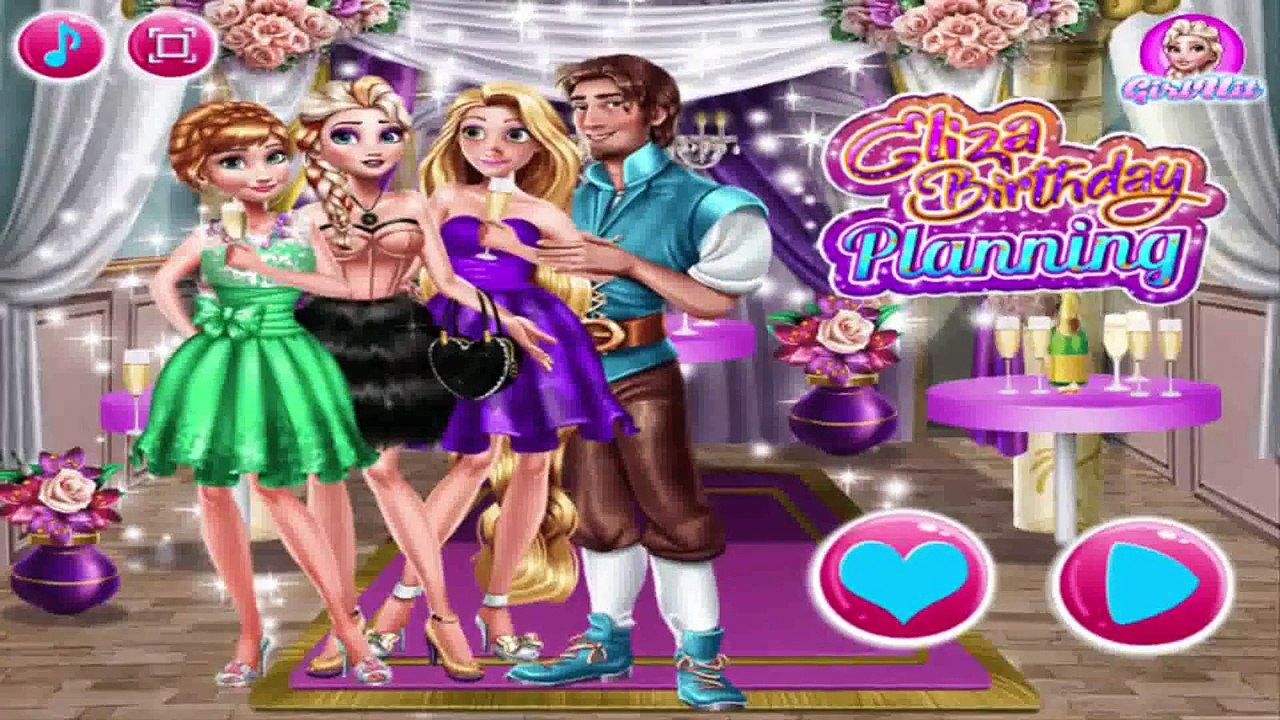 Анна де де по из делать делать в замороженные Игры девочки о о a пункт прибыл на день рождения