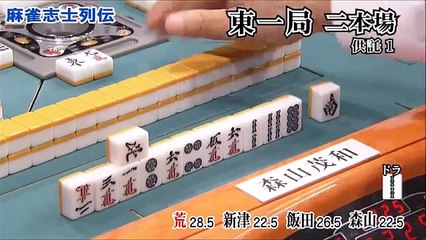 森山会長の麻雀！　ラス親をテンパイで繋いで・・・親満炸裂！　マイナスからの大逆転あるか！？　相互チャンネル登録 SUB4SUB チャンネル返し 【マージャンCH】麻雀志士列伝