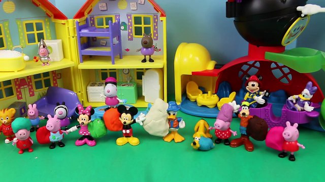 Лего двойной Парк мой Первый Театр микки мышь Минни мышь Пеппа свинья джордж Игрушки