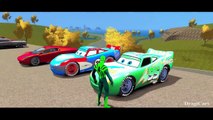 White Spiderman and Frozen Elsa at Airport Disney Cars Colors Lightning McQueen HD - Nurse