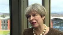 Theresa May: 'We're going to be out there negotiating hard'