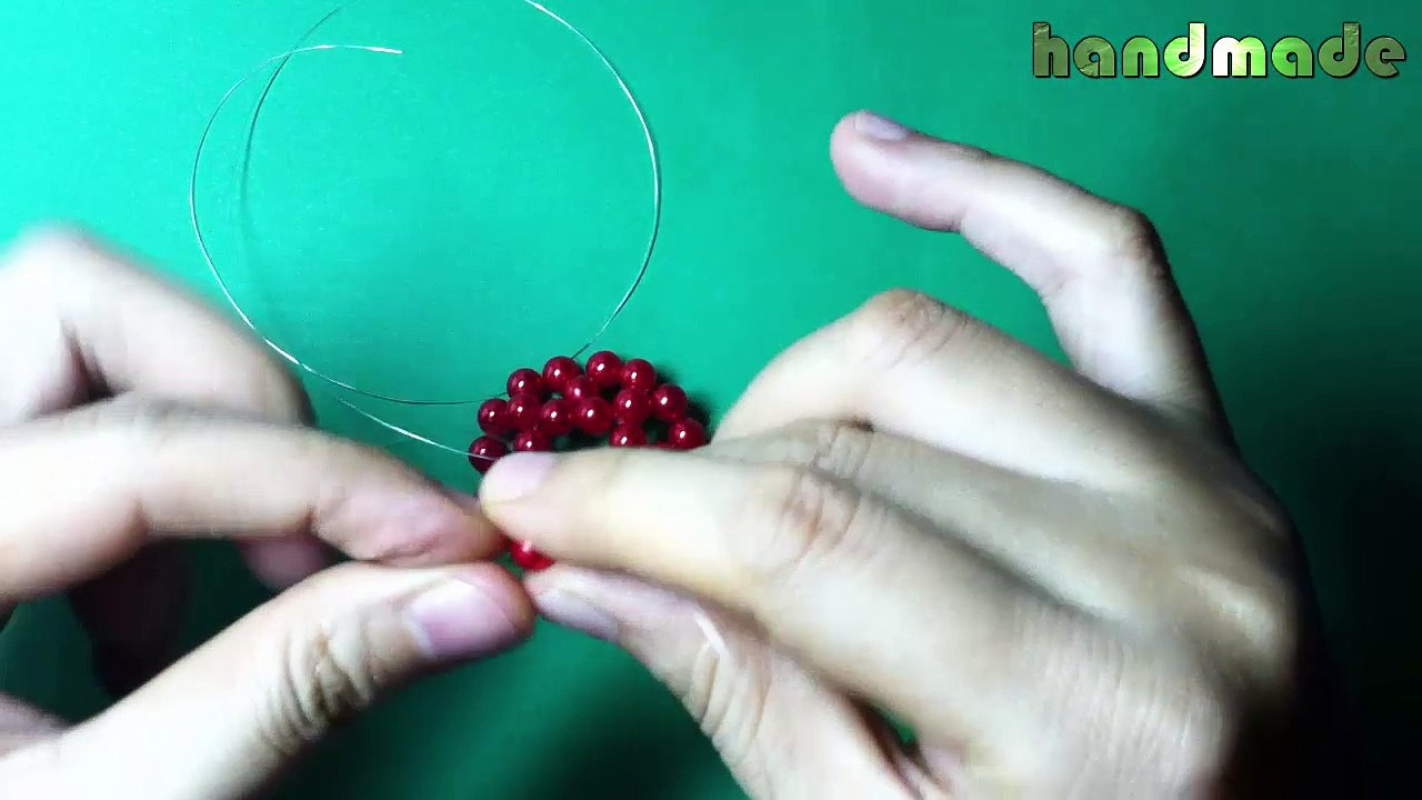 Hướng dẫn kết người tuyết bằng hạt cườm (4/4)