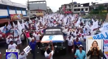 Guillermo Lasso realizó actividades en Manabí