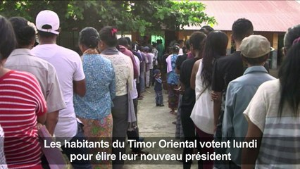 Le Timor Oriental aux urnes pour élire son président