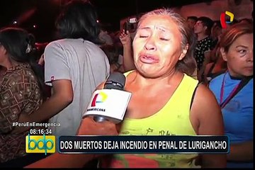 Penal Lurigancho: sostienen que incendio se originó por corto circuito