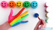 Play Doh Finger Family LEARN COLORS for Kids Toddlers Nursery Rhymes Songs For Children