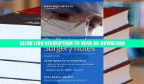 Read Dr. Pestana s Surgery Notes: Top 180 Vignettes for the Surgical Wards (Kaplan Test Prep)