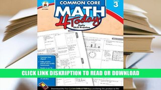 Read Common Core Math 4 Today, Grade 3: Daily Skill Practice (Common Core 4 Today) Online