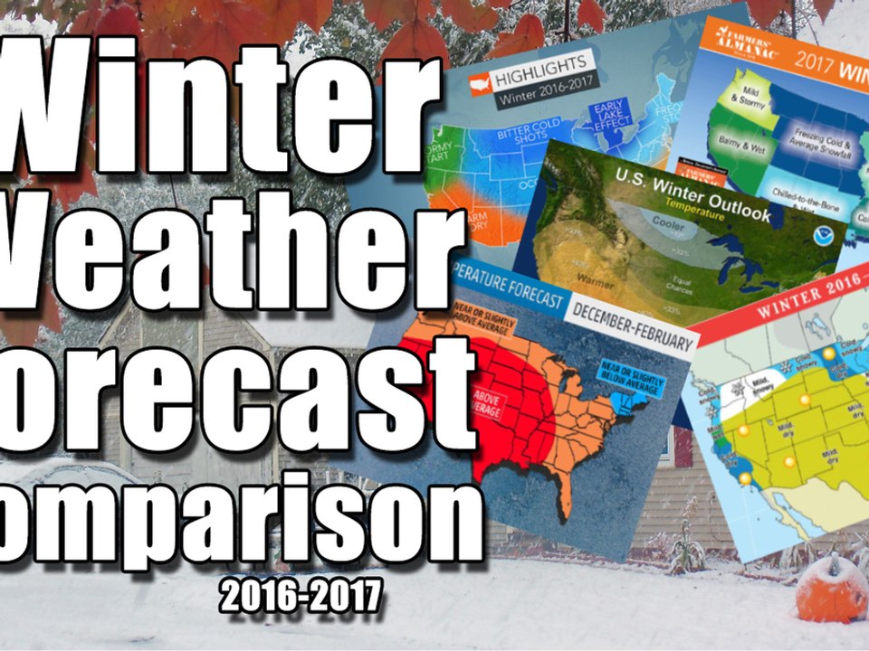 Winter Forecast Comparison: 2016-2017