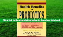 Best Ebook  Health Benefits of Probiotics (Latest Research Showing Benefits for Digestion,