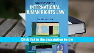 Popular Book  International Human Rights Law: Cases, Materials, Commentary  For Trial