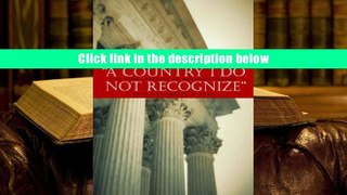 Popular Book  A Country I Do Not Recognize: The Legal Assault on American Values (Hoover