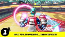 Arms (Nintendo Switch) : Présentation des personnages