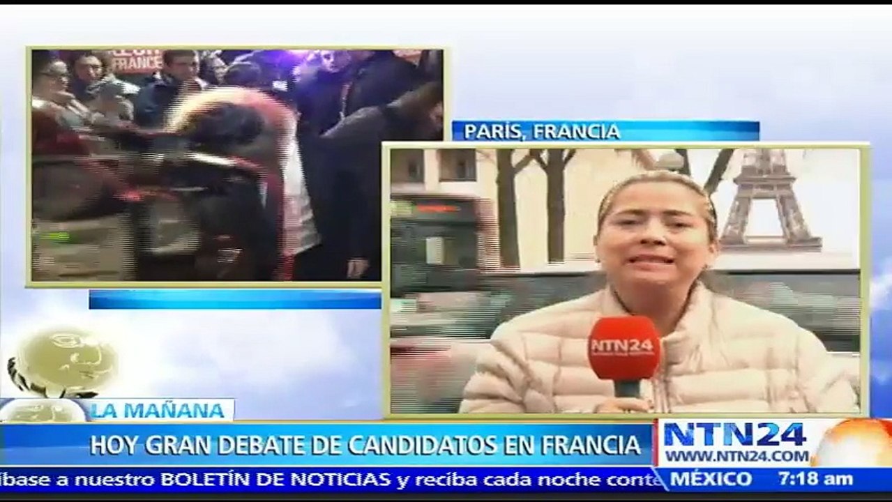 Candidatos a la Presidencia de Francia se miden en el primer gran debate en medio de polémicas campañas