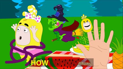 ODDBODS Vs SKELETON Finger Family Song - Cartoon Funny Story For Kids Learning Compilation