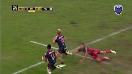 L'essai d'Henry Vanderglas contre le RC Toulon