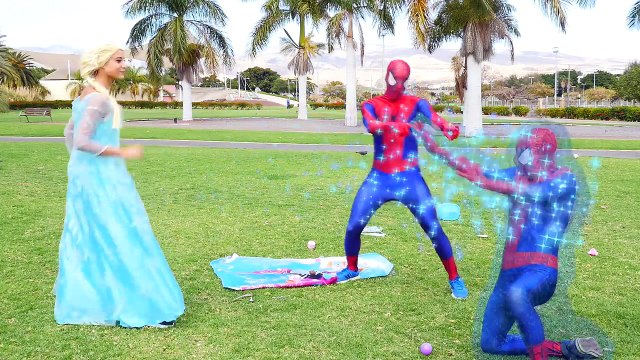 Spiderman vs Frozen Elsa Prank Challenge, Joker Poo and Fart Fun Superheroes Movie In real