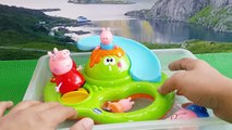 Peppa Pig Pees in the Pool Play-Doh Stop-Motion With Toilet Training and Georges Dinosaur