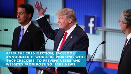 Try posting a 'fake news' article on Facebook. Go ahead.