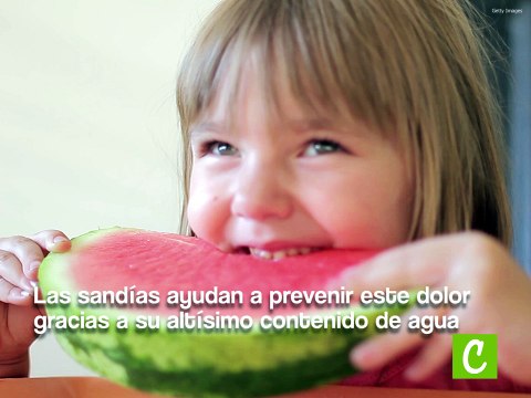 Alimentos que te pueden aliviar el dolor de cabeza