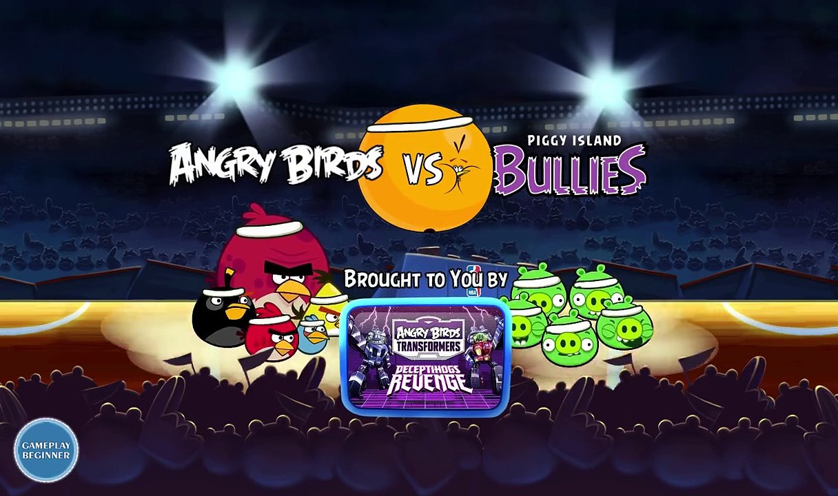 Angry Birds Seasons Ham Dunk 1-1 Walkthrough 3 Star