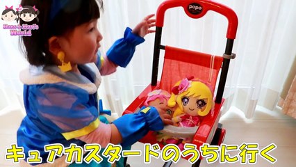 プリキュアのお家でお料理ごっこ プリキュアアラモード コンロをカチッと おりょうりごっこ ままごと   Hane&Mari'sWorld