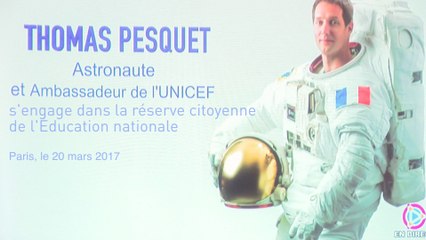 En direct de l'espace : Thomas Pesquet s'engage dans la réserve citoyenne de l'éducation nationale