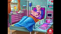 ♥ Disney Princess Frozen Sisters Elsa And Anna Mommy Twins Birth Care , Baby Doctor Game F