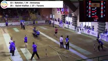 Troisième tour, tir progressif,  finales National 2 féminine et masculine, France Clubs, Sport Boules, Saint-Vulbas 2017