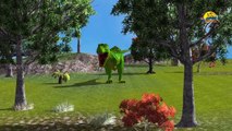 3D Dinosaurs Cartoons Finger Family Rhymes Collection for Children | Animals Cartoons Coll