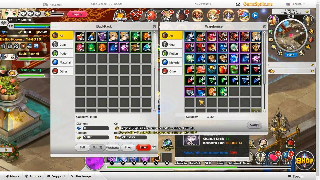 SAO's Legends: SAO Legend Divine Weapon Brief Intro