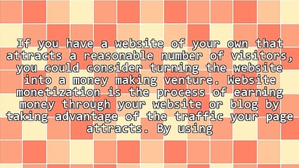 The Various Types of Website Monetization