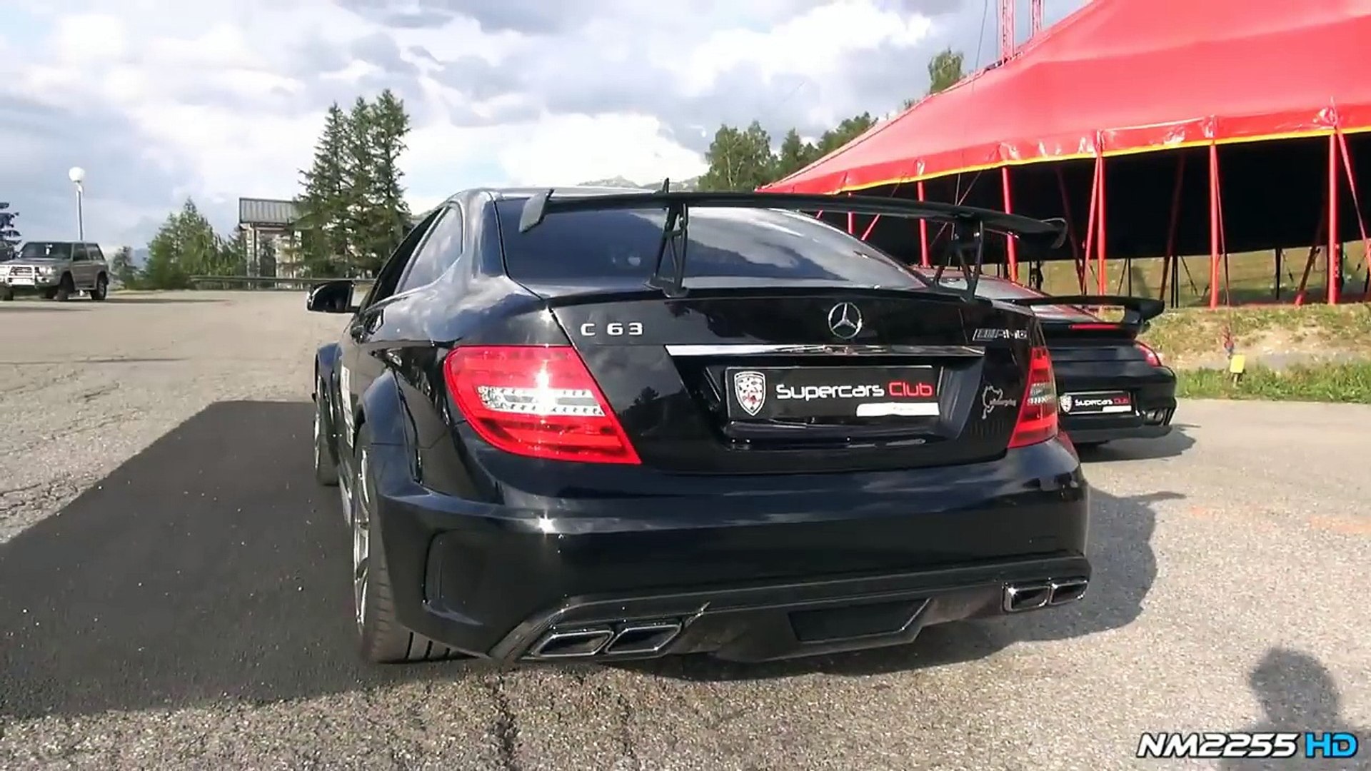 Mercedes C63 Amg Black Series Exhaust Sound Start Up Loud Revs More Video Dailymotion