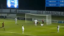 Pierre Larsen Goal HD - Vendsyssel FF 1-2 FC Helsingor - (Danish 1st Division) 21.03.2017 HD