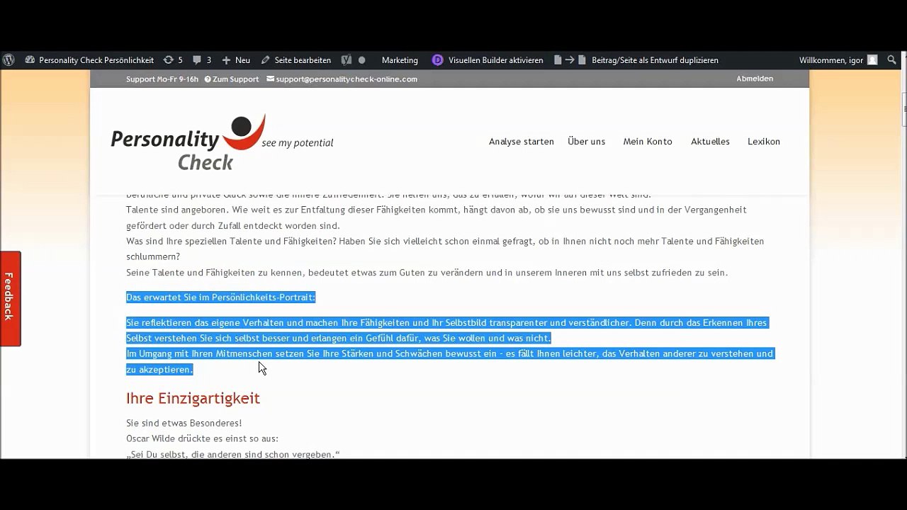 Die Auswertung von Bob Marley