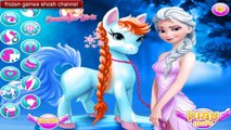 Disney Frozen Games-elsa Pony Caring - Frozen Games For Kids Girls Games