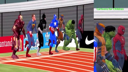 Superheroes Short Movie | Running Race Horse Riding Bike Car Racing | SuperHeroes Amazing