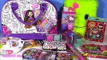 Bratz coloring beauty bag! peanut butter lip balm hello kitty nail kit! eyeshadows! shopki