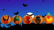 Halloween Hulk Cartoon Finger Family Nursery Rhymes with Superheroes daddy finger song