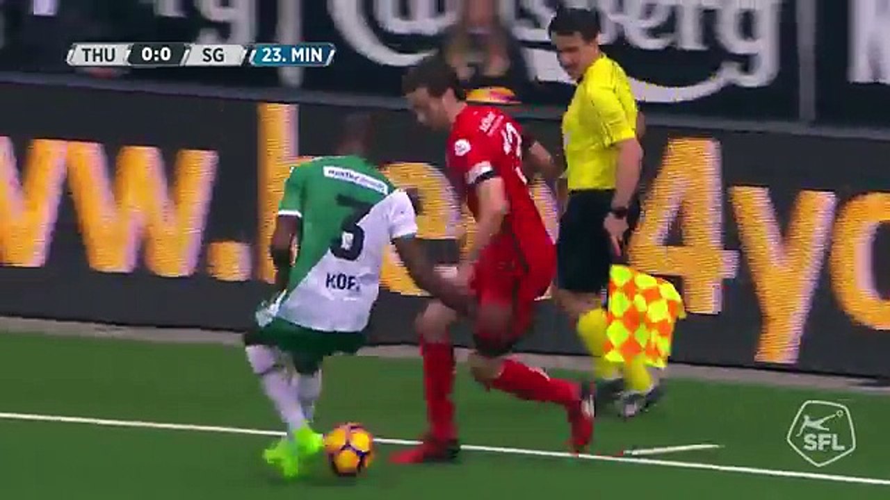 Thun 1:0 Sankt Gallen (Swiss Super League 18.March )