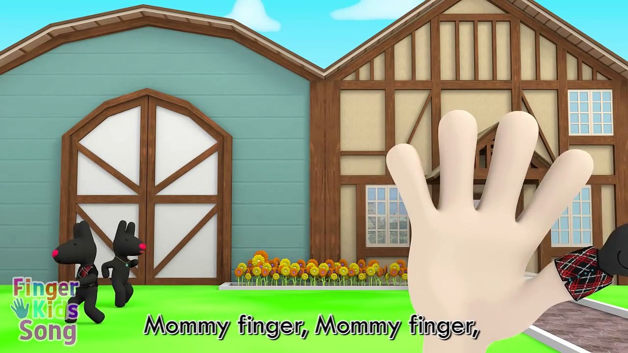 3D Gaspard and Lisa Finger Family Nursery Rhyme | Parody Finger Kids Song