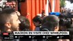 Emmanuel Macron aux journalistes : "Marine Le Pen est restée un quart d'heure pour faire des images puis est partie!"