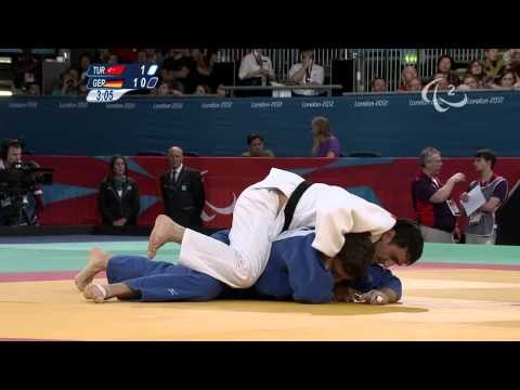 Judo - TUR versus GER - Men -73 kg Preliminary Round of 16 - London 2012 Paralympic Games
