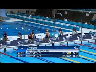 Swimming - Men's 100m Butterfly - S13 Swim off - London 2012 Paralympic Games