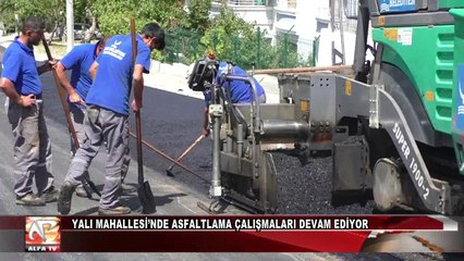 Yalı Mahallesi’nde Asfaltlama Çalışmaları Devam Ediyor