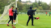 Au coeur de l'entraînement des Verts