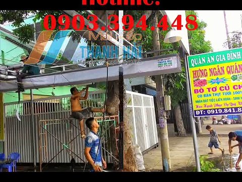 Bán dù bạt | Dù bạt Thanh Hải | Bán dù bạt che giá rẻ tại TPHCM